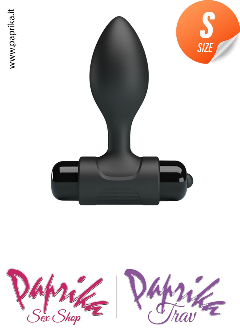 Plug Anale Piccolo Unisex Silicone 7 cm Ø 27 Flessibile Vibrante