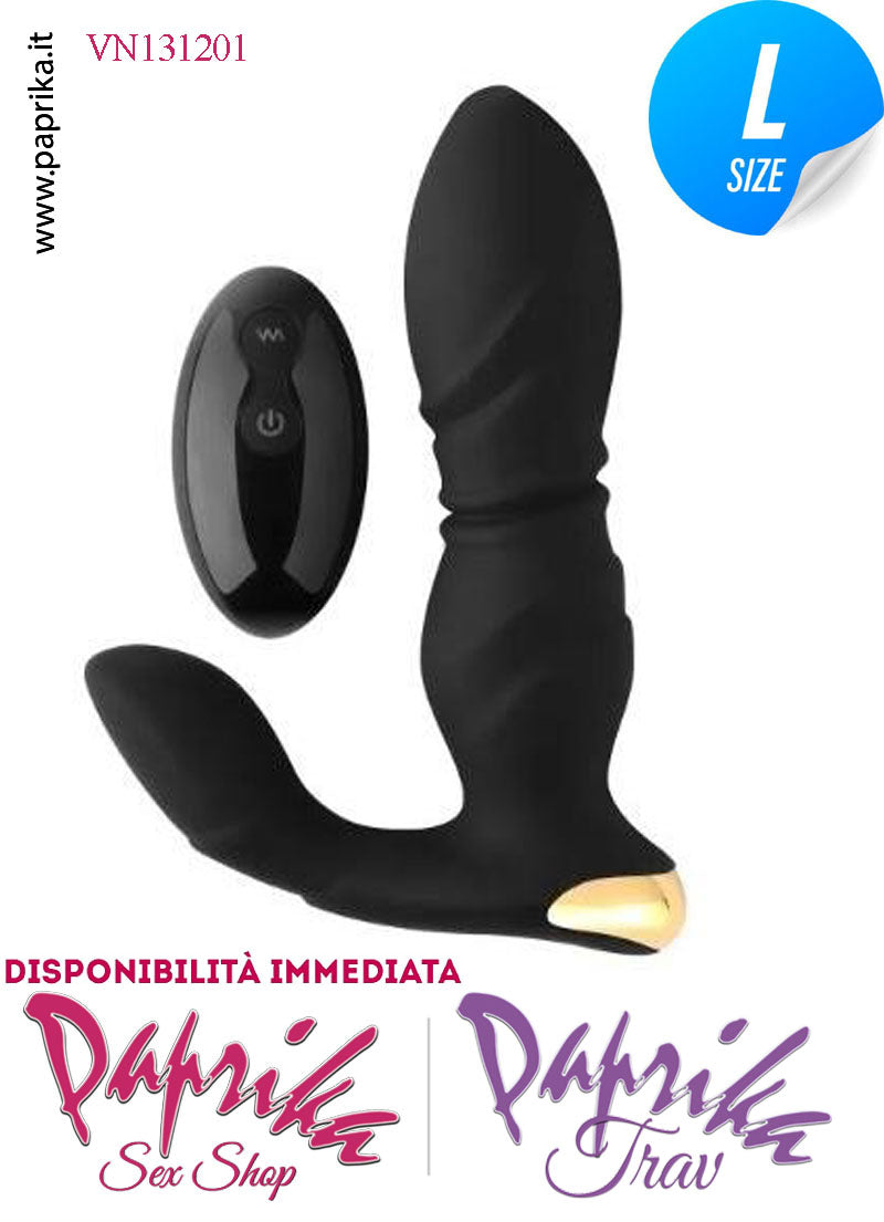 Vibratore Prostatico Su & Giù Vibrante Telecomandato 13 cm Ø 35 – Paprika  Shop