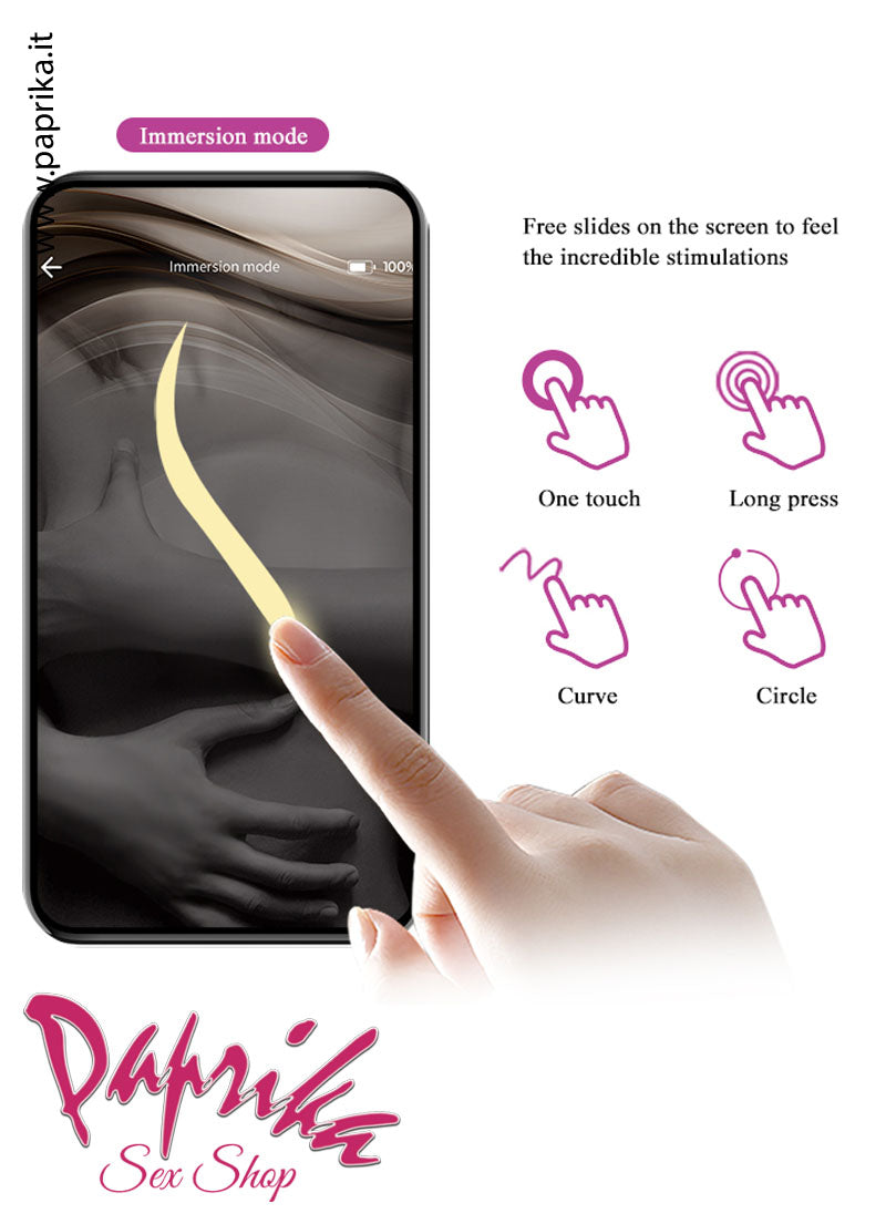 Stimolatore Vaginale x Mutandina Vibrante Ø 32 App Control