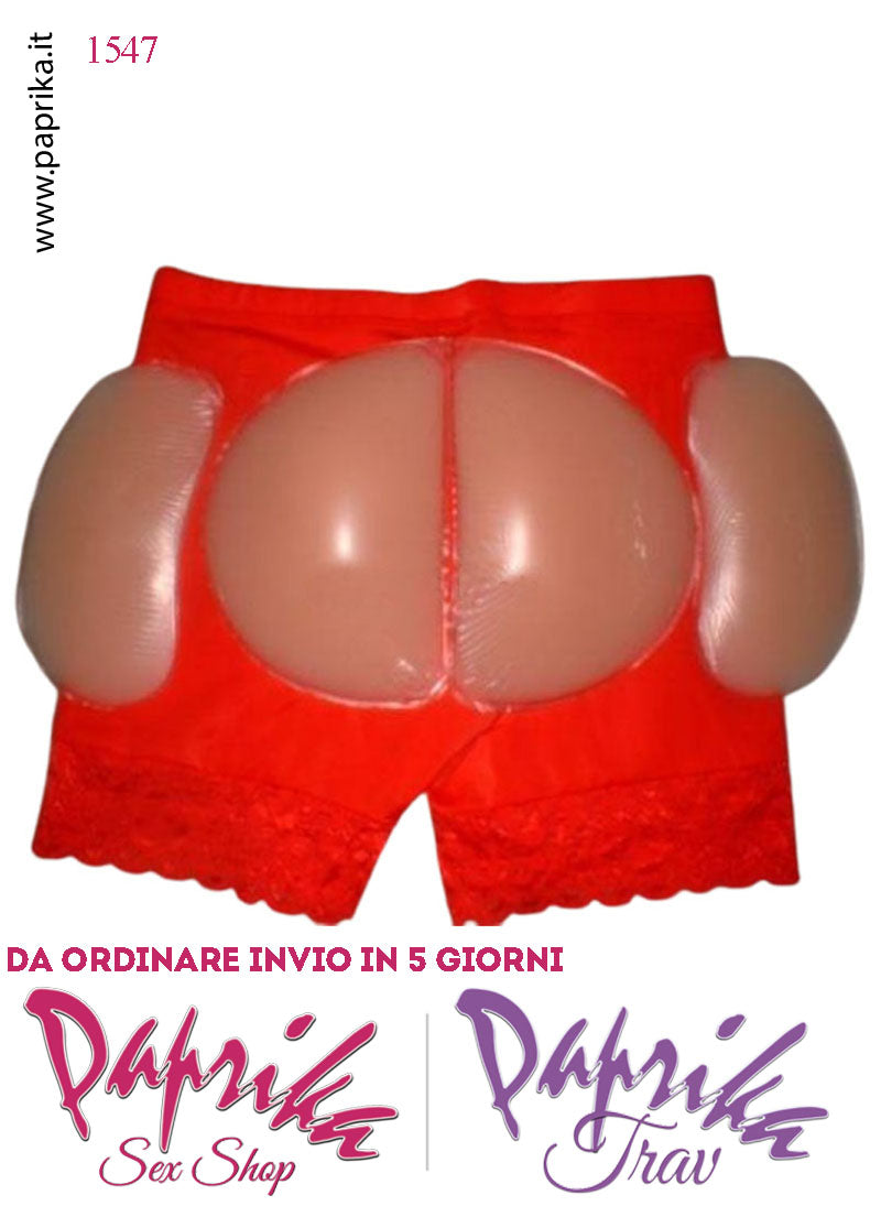 Imbottiture Fianchi Pantaloncini Contenitvi Push Up Travestimento Tessuto 4 Imbottiture Silicone