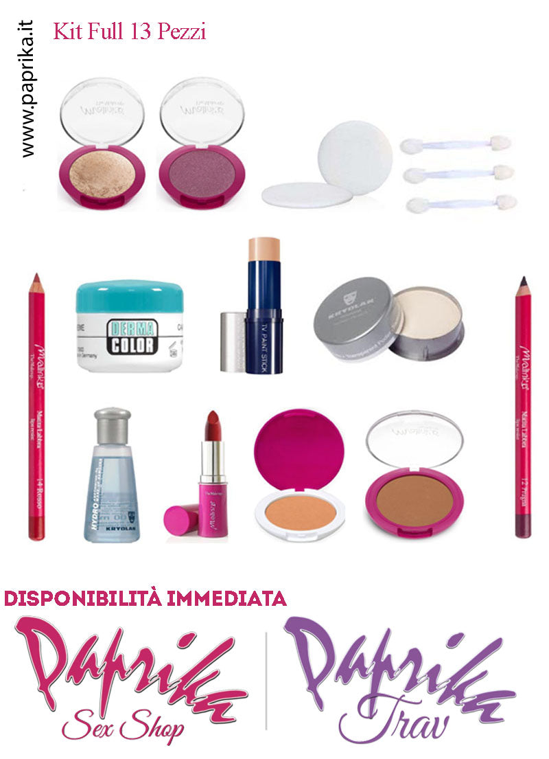 Kit Trucco Make-Up Trav Full Completo 13 Pezzi e 30 Minuti Consulenza