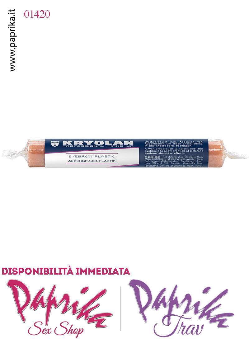 Plastilina Kryolan Per Coprire Le Sopracciglia Eyebrow Plastic 18 Grammi