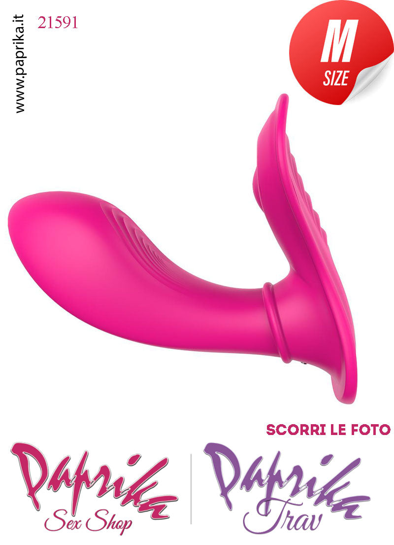 Stimolatore Vibratore Vaginale Clitorideo Telecomandato 9 cm Ø 33