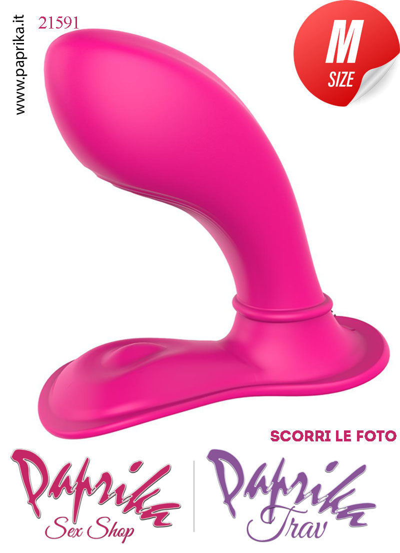 Stimolatore Vibratore Vaginale Clitorideo Telecomandato 9 cm Ø 33