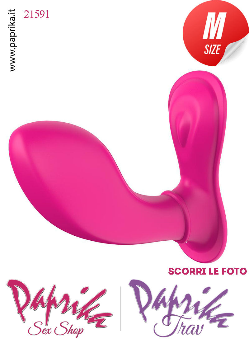 Stimolatore Vibratore Vaginale Clitorideo Telecomandato 9 cm Ø 33