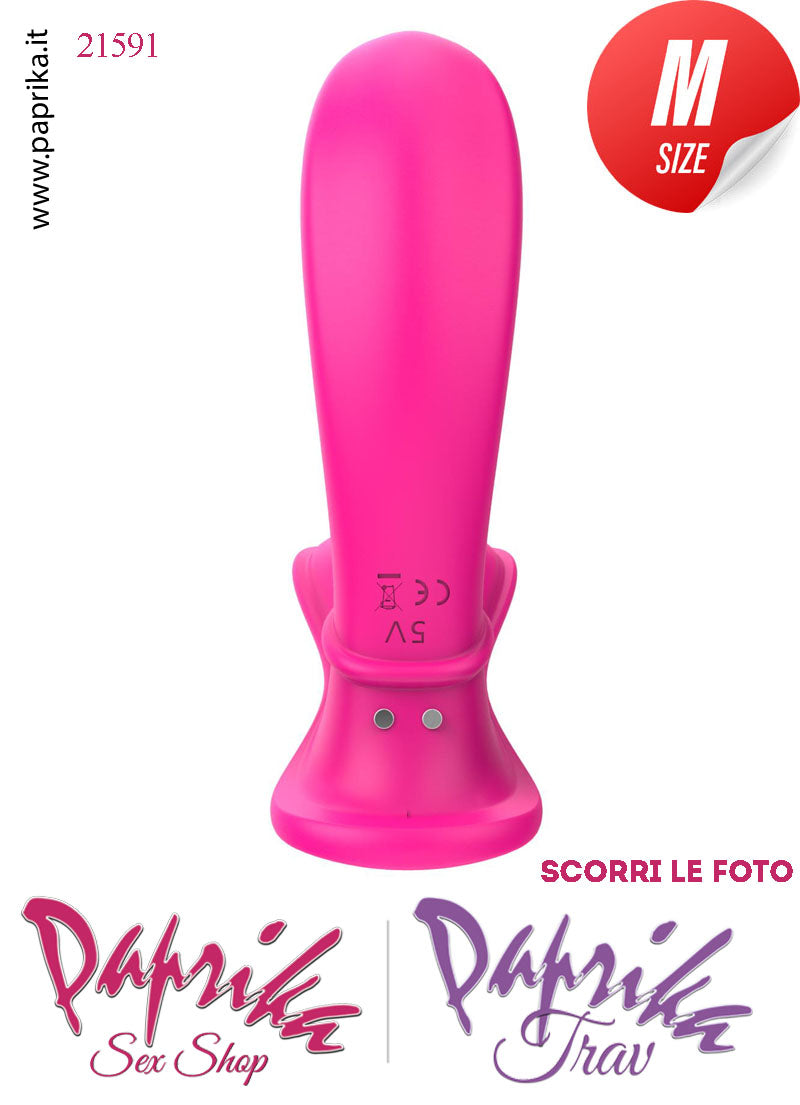 Stimolatore Vibratore Vaginale Clitorideo Telecomandato 9 cm Ø 33