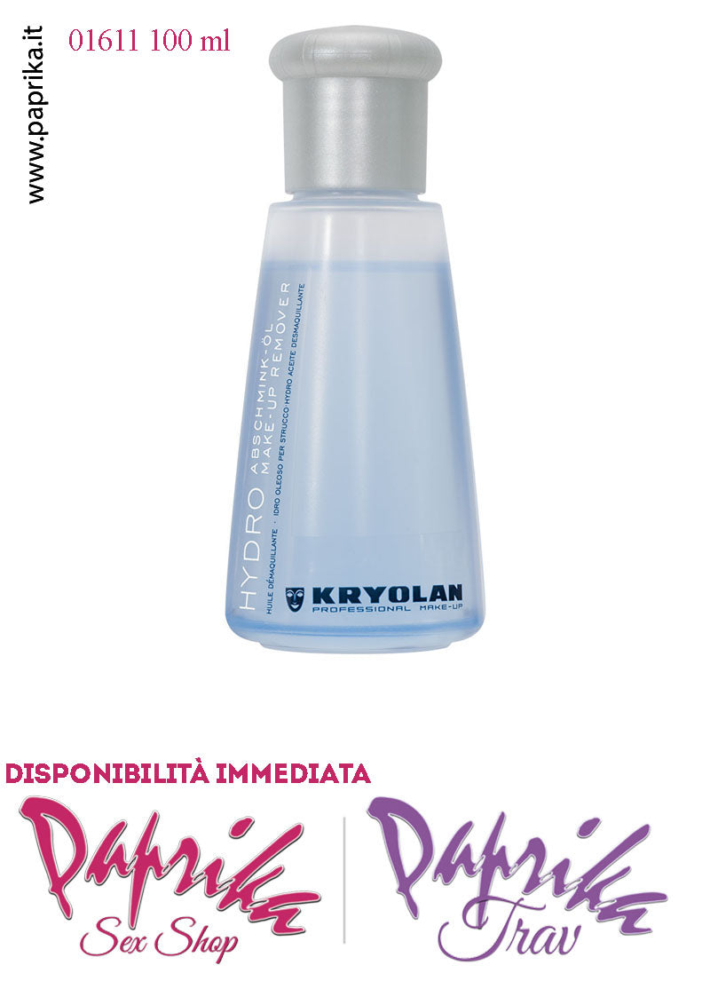 Olio Struccante Kryolan Hydro Oil Piccolo 100 ml per CopriBarba