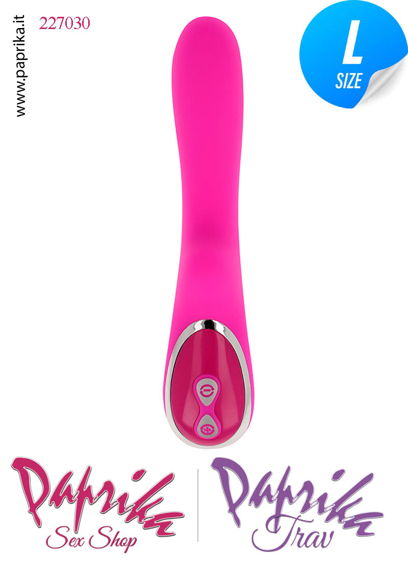 Vibratore Vaginale Punto G 10 Velocità 21cm Ø 37 Silicone Flessibile