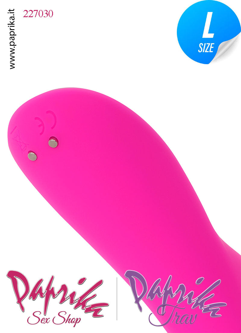 Vibratore Vaginale Punto G 10 Velocità 21cm Ø 37 Silicone Flessibile