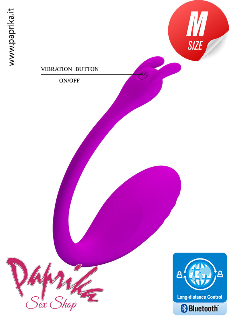Ovulo Vaginale Vibrante Ø 30 App Control Codino Orecchie