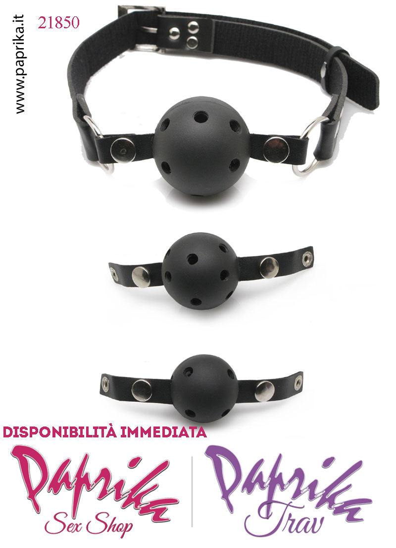 Gag Bocca 3 Palline Abs Traforate Small Medium Large Bdsm Fetish