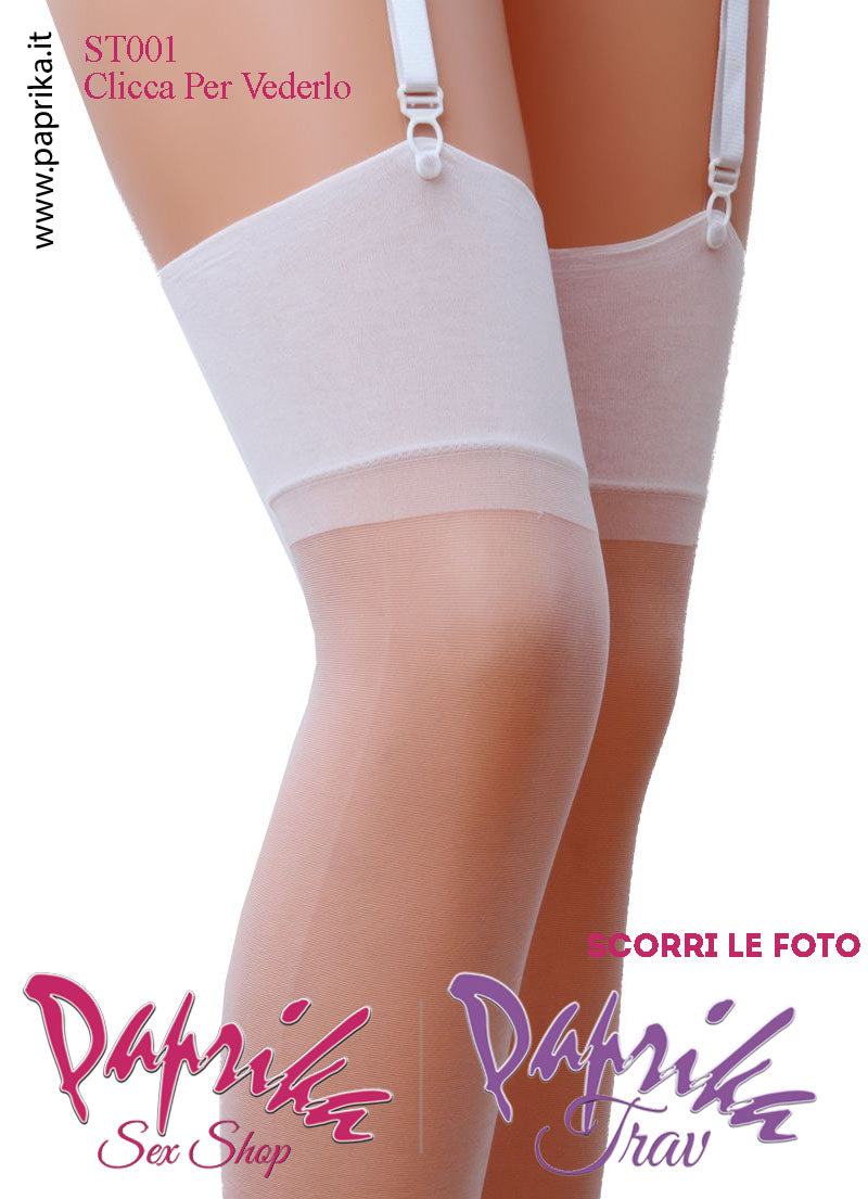 Calze Da Reggicalze Sexy Velate Balza Alta Sotto Balza 17 Denari