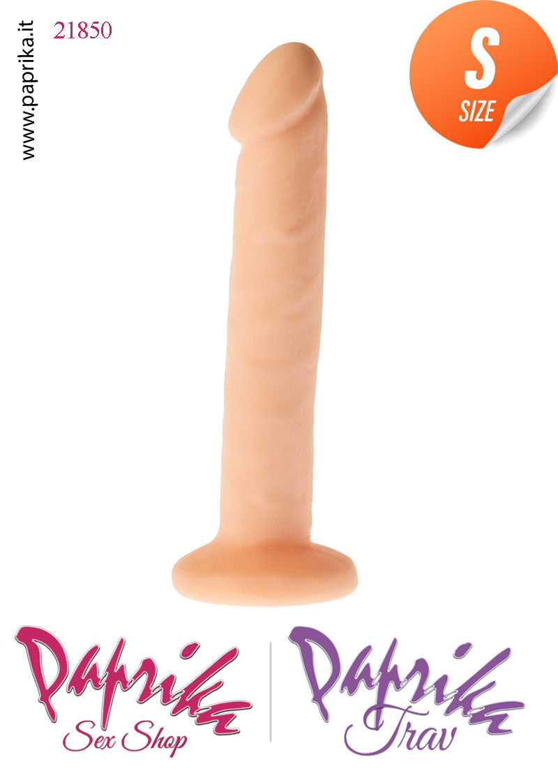 Dildo Fallo Anale Vaginale Non Vibrante 13 cm Ø 23 Flessibile Ventosa