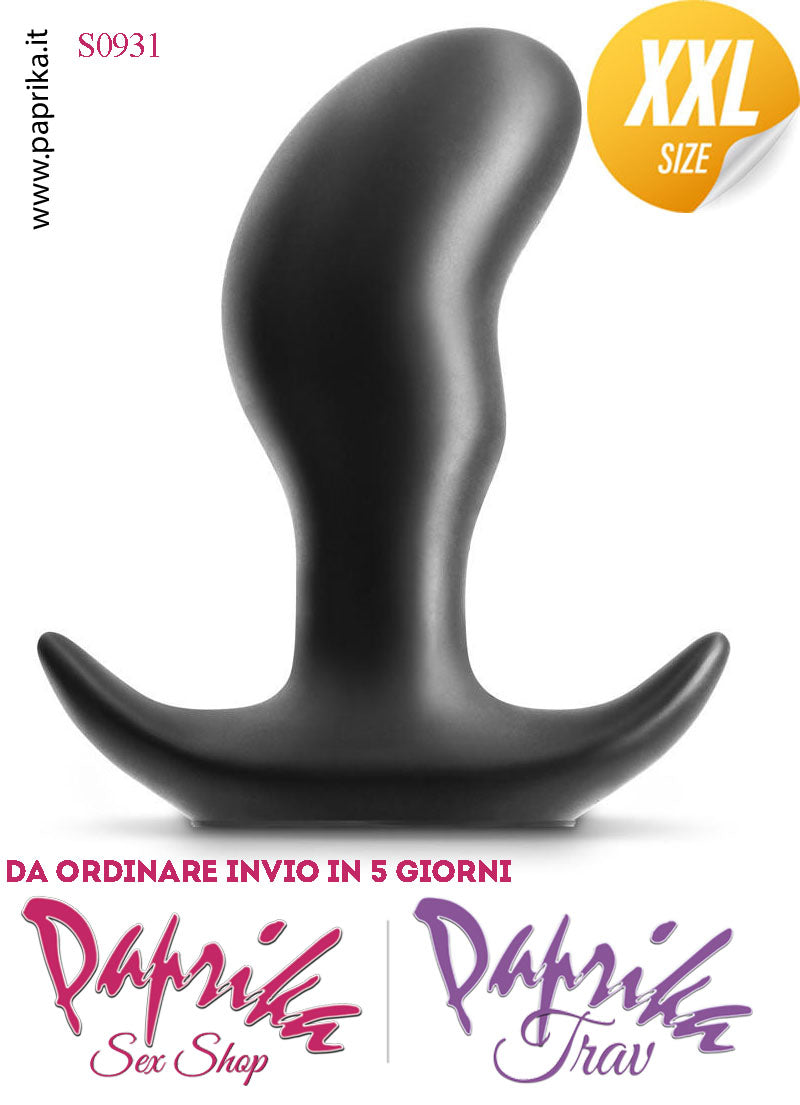 Dildo Prostatico Sagomato Non Vibrante Silicone XXL 16 cm Ø 65 Base Curva