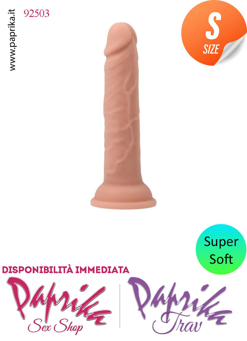 Dildo Small Unisex Silicone 12 cm Ø 25 Ventosa Non Vibrante