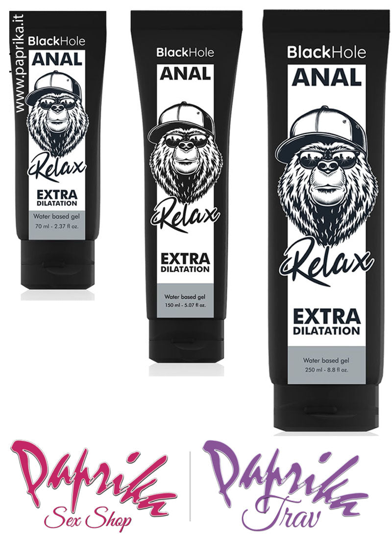 Lubrificante Analgel Extra Dilatante Base Acqua Black Hole 150 ml