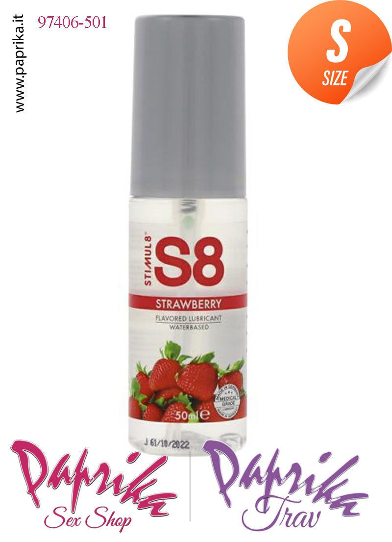 Lubrificante Aromatizzato Ciliegia Cherry Edibile Base Acqua 50 ml