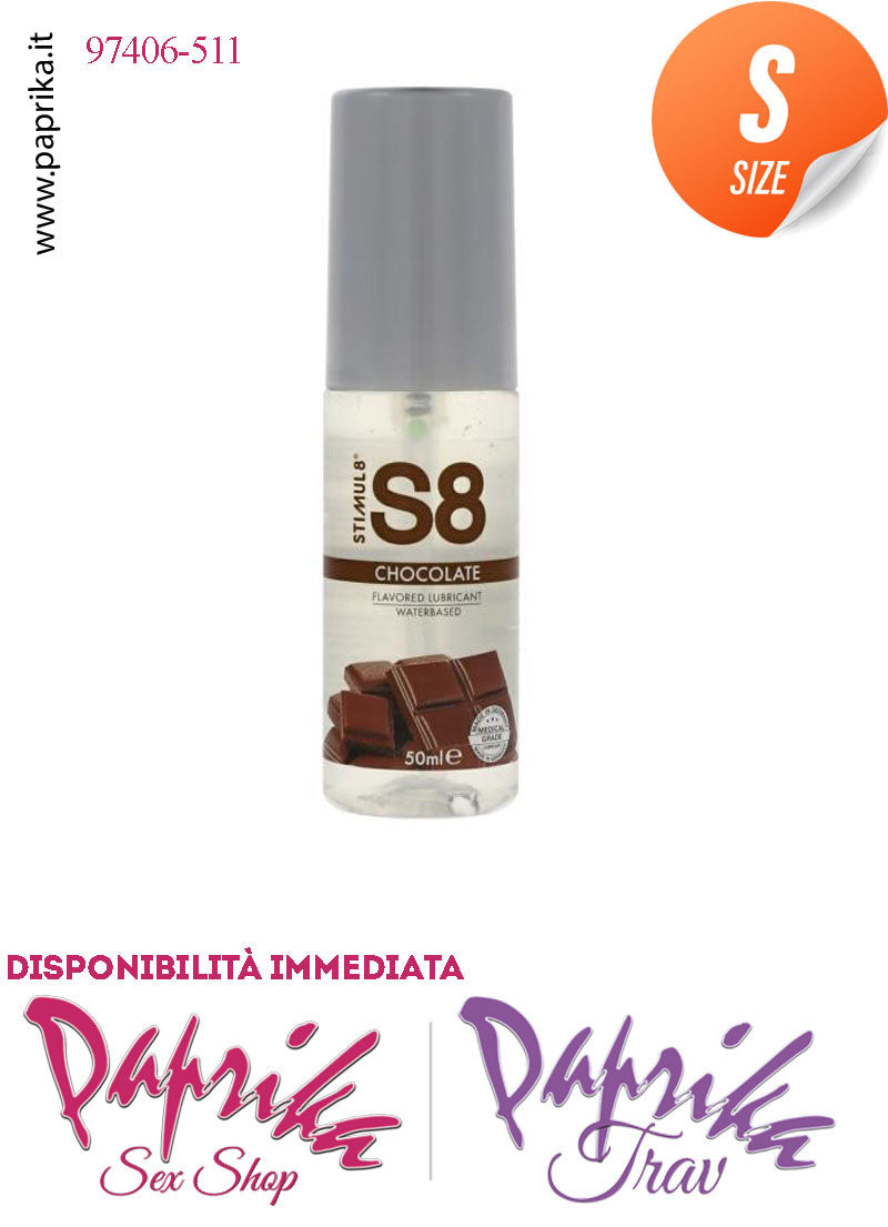 Lubrificante Aromatizzato Cioccolato Chocolate Edibile Base Acqua 50 ml