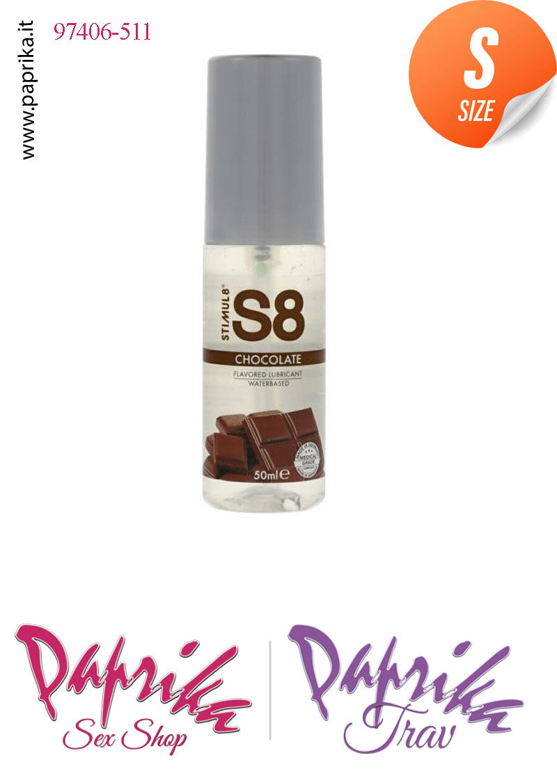 Lubrificante Aromatizzato Cioccolato Chocolate Edibile Base Acqua 50 ml