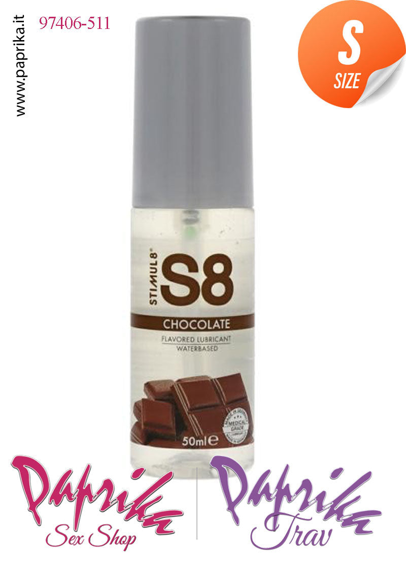 Lubrificante Aromatizzato Cioccolato Chocolate Edibile Base Acqua 50 ml