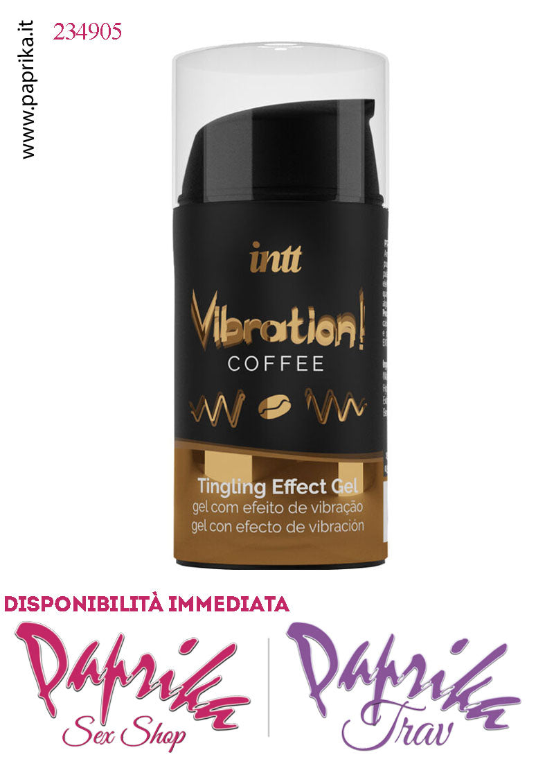 Lubrificante Caffè Gel Ultra Stimolante Effetto Vibratore Liquido 15 ml