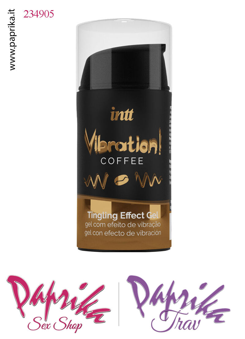 Lubrificante Caffè Gel Ultra Stimolante Effetto Vibratore Liquido 15 ml