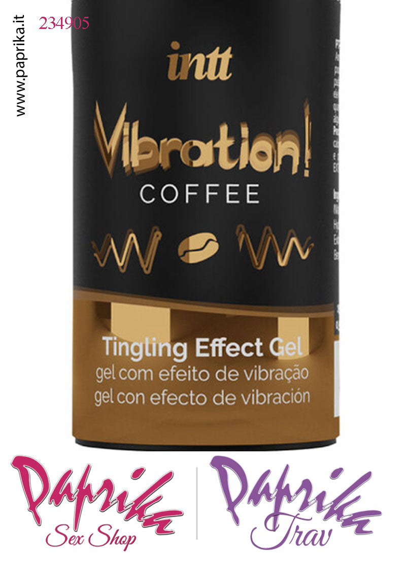 Lubrificante Caffè Gel Ultra Stimolante Effetto Vibratore Liquido 15 ml