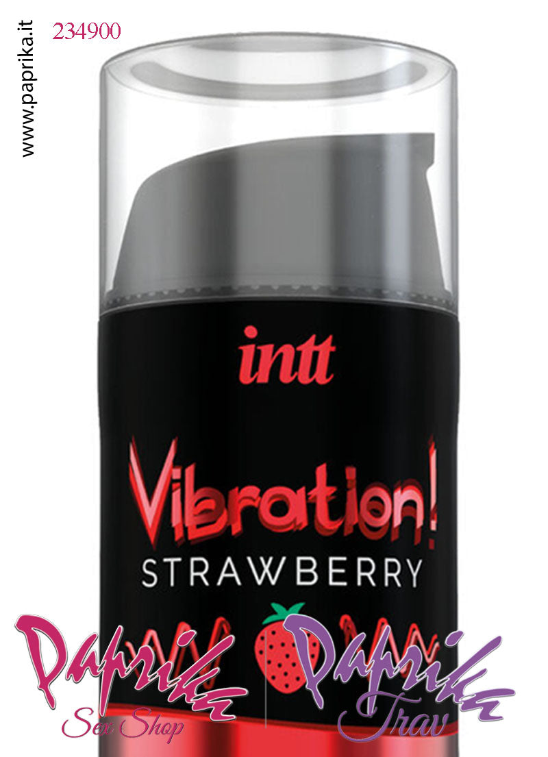 Lubrificante Fragola Gel Ultra Stimolante Effetto Vibratore Liquido 15 ml