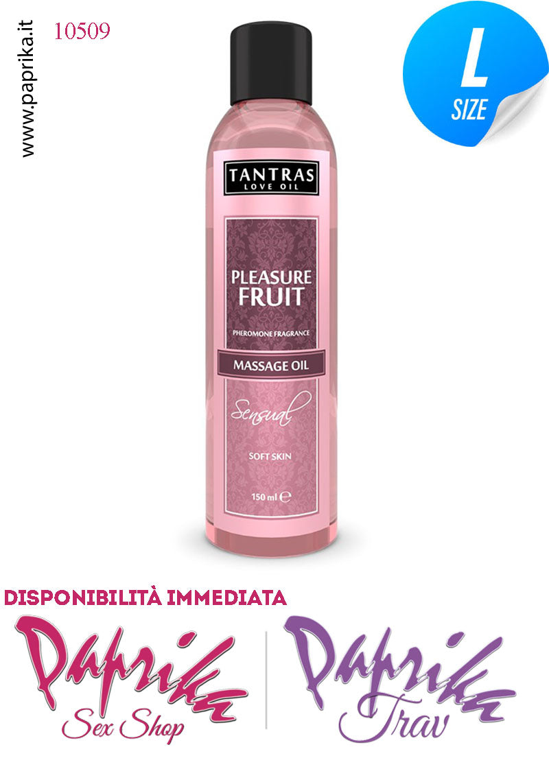 Olio da Massaggi Pleasure Fruit Frutto delle Passione Profumato Feromoni 150 ml