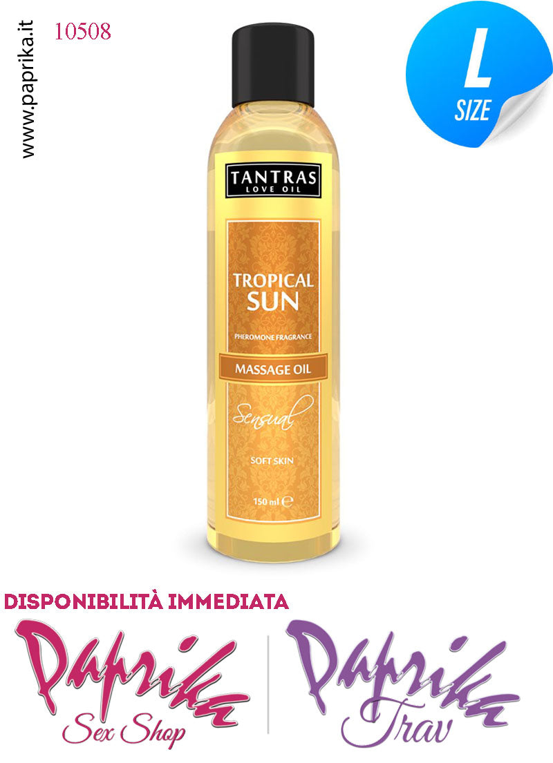 Olio da Massaggi Tropical Sunt Sole Tropicale Profumato Feromoni 150 ml