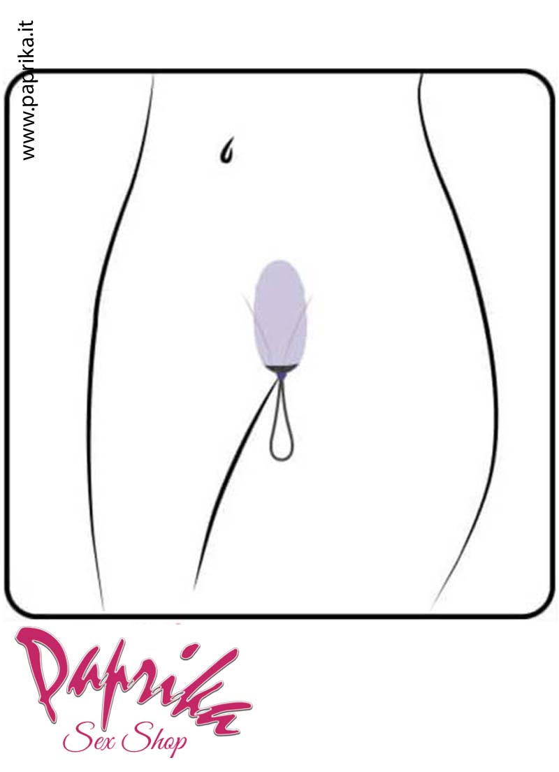 Ovulo Vaginale Aculei 7 cm Ø 30 Telecomando 10 Velocità Silicone