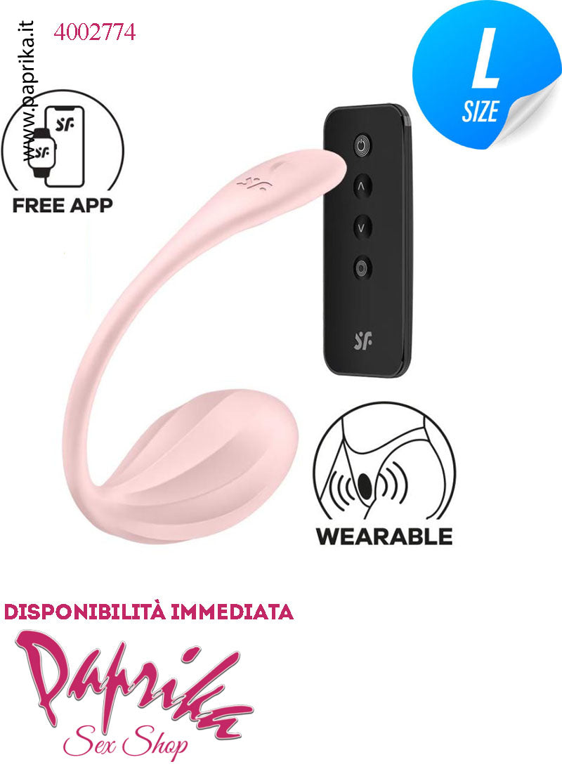 Ovulo Vibrante Silicone Vaginale Ø 39 App Control & Telecomando