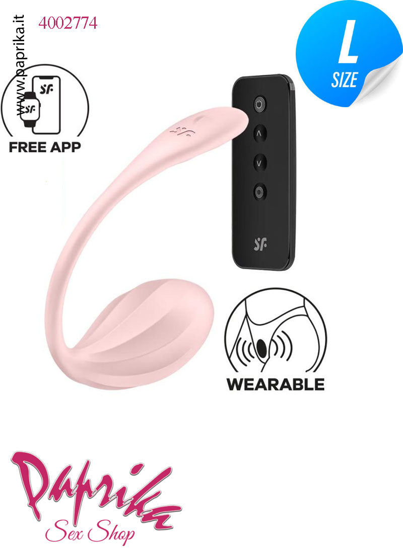 Ovulo Vibrante Silicone Vaginale Ø 39 App Control & Telecomando