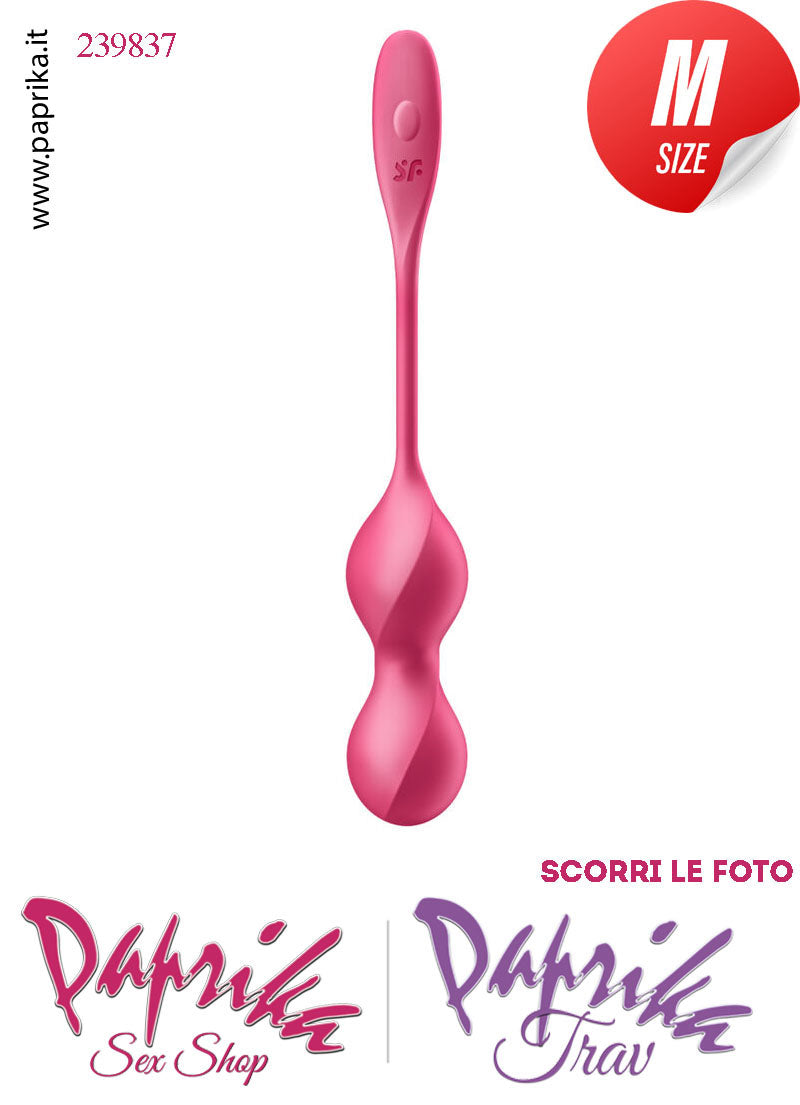 Palline Vaginali Vibranti Silicone 10 cm Ø 34 App Control & Telecomando