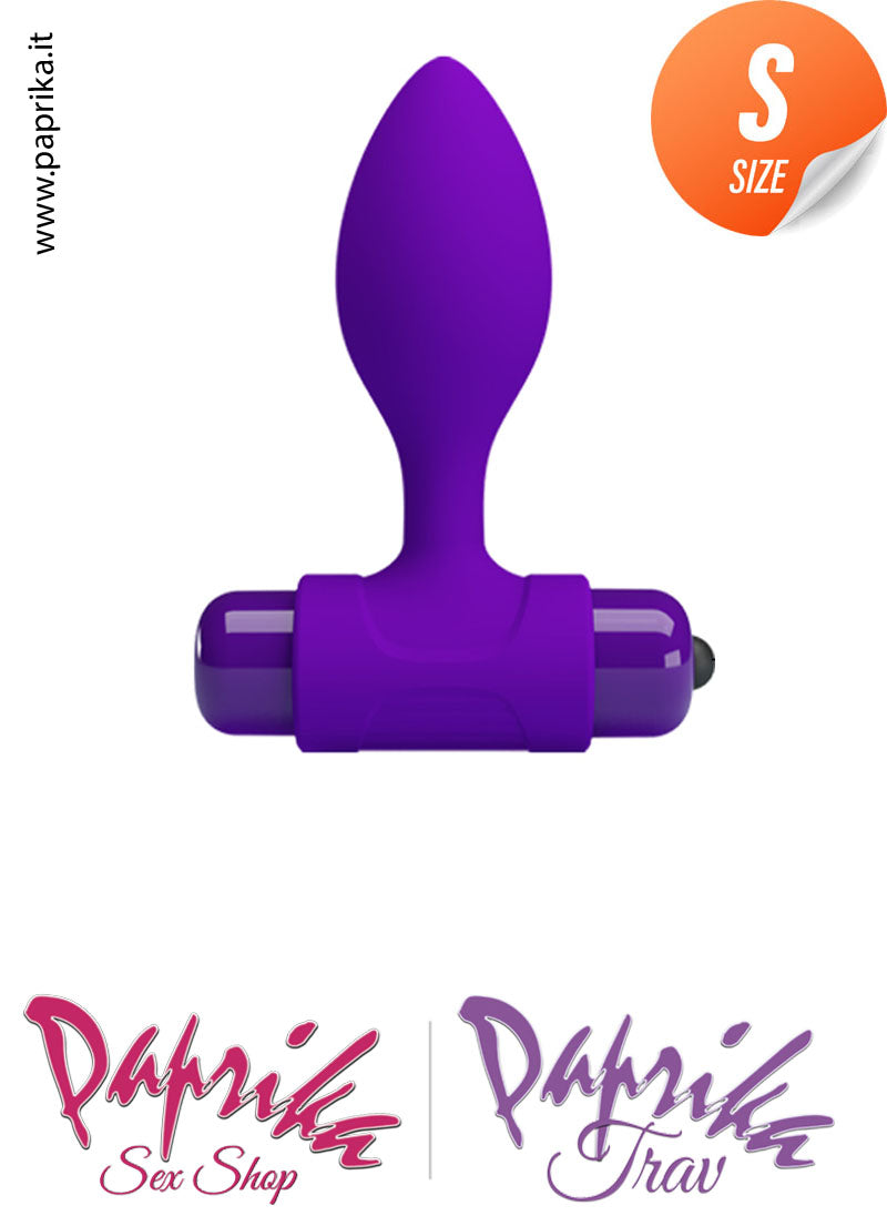 Plug Anale Piccolo Unisex Silicone 7 cm Ø 27 Flessibile Vibrante