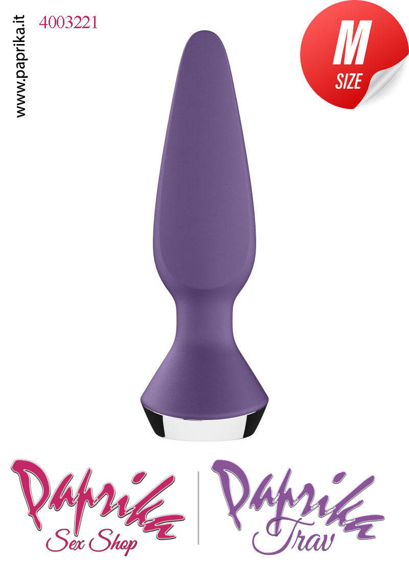 Plug Anale Sagomato Vibrante App Control Silicone 13 cm Ø 35