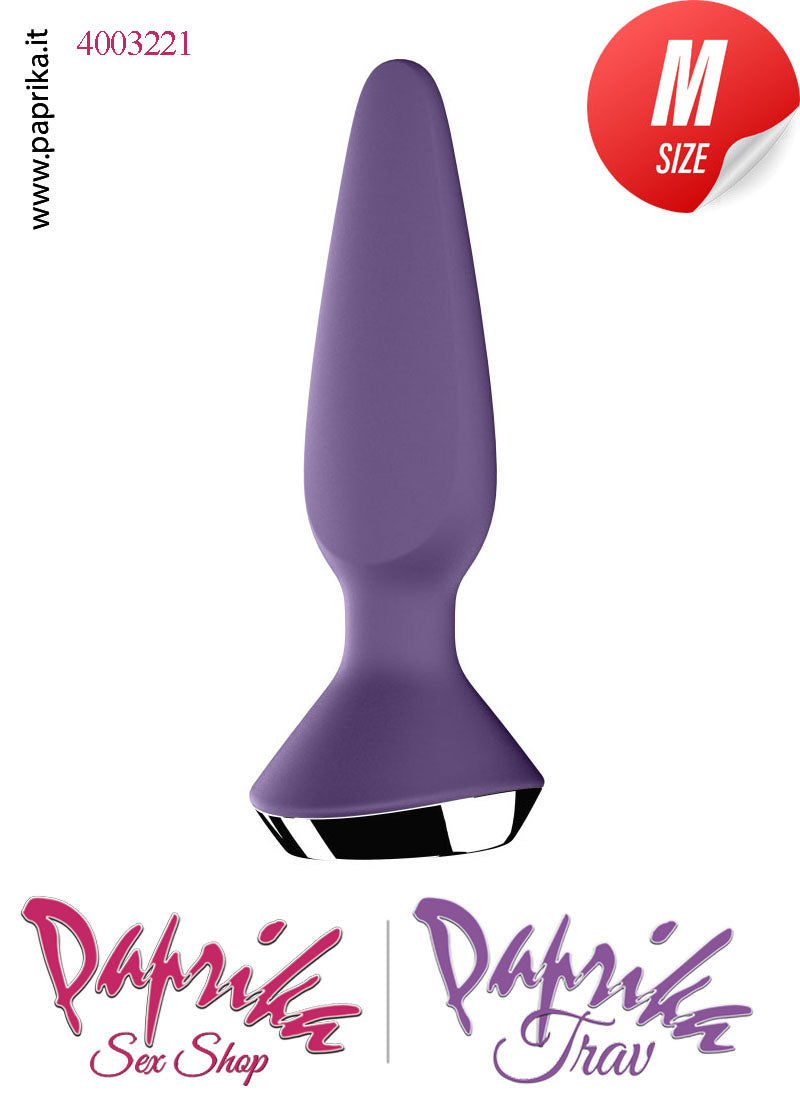 Plug Anale Sagomato Vibrante App Control Silicone 13 cm Ø 35