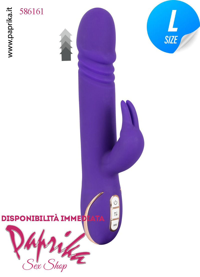 Rabbit Vibratore Clitoride Su & Giù 3 + 7 Velocità Ø 39 Silicone