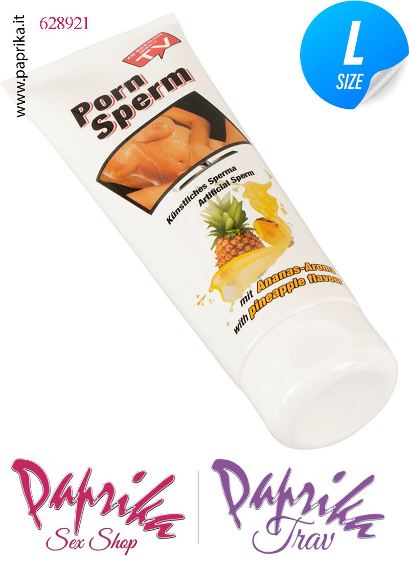 Sperma Artificiale Ananas Bianco Lubrificante Unisex Base Acqua 250 ml