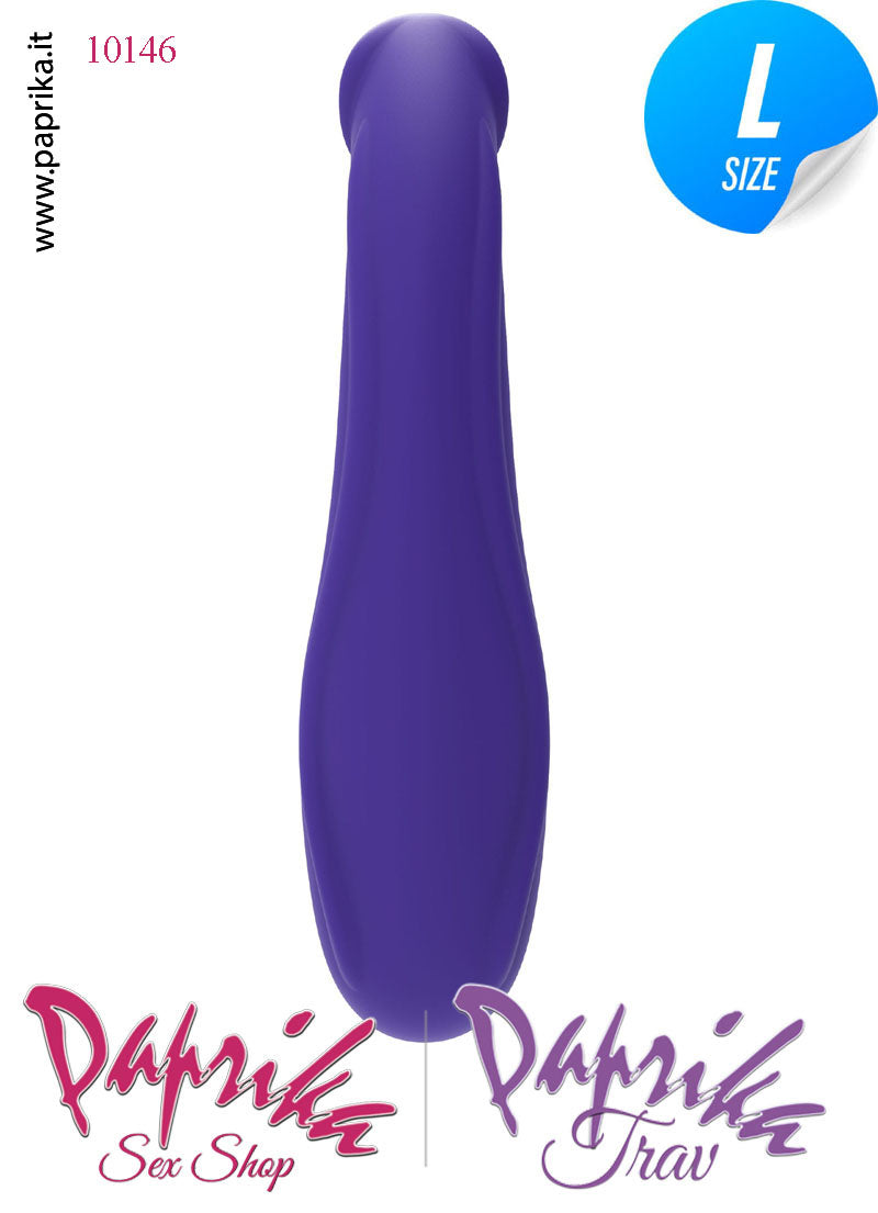 Strapless Strap-on Silicone Non Vibrante Senza Cinghie Sagomato Punto G