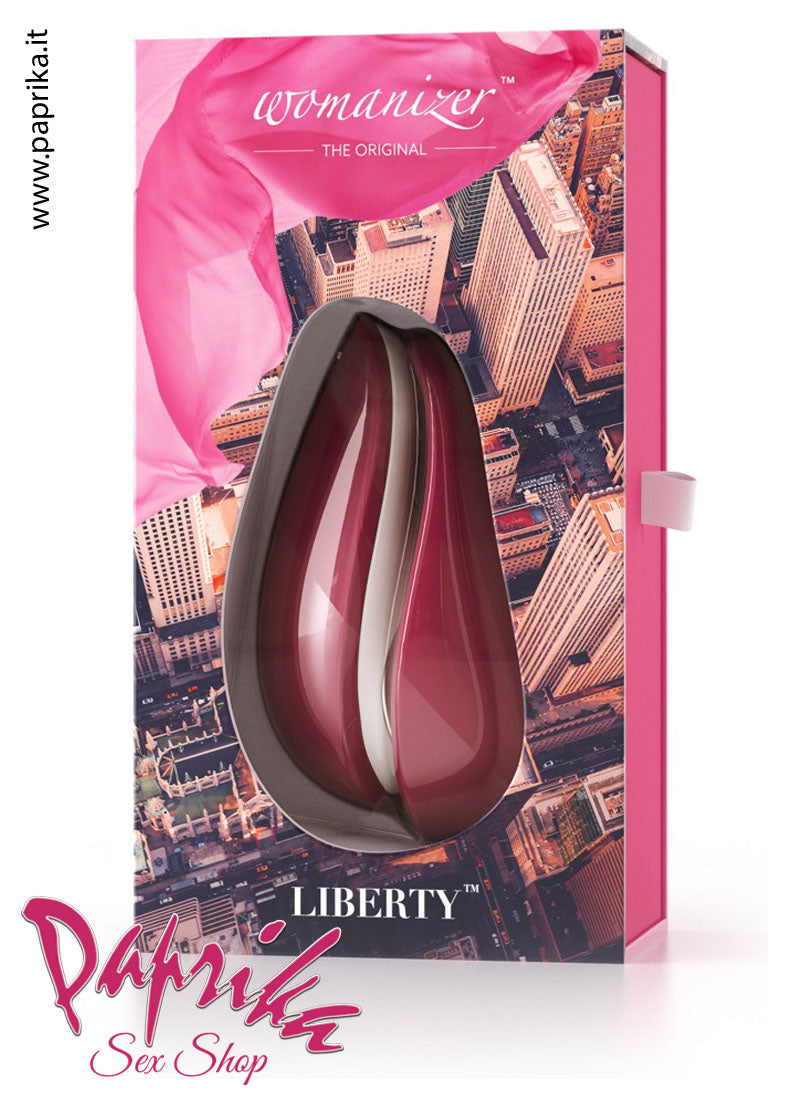 Succhia Clitoride Womanizer Liberty da Viaggio 6 Velocità