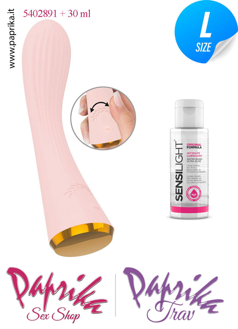 Vibratore Vaginale Punto G 5 Velocità Tasto Sfioro 18 cm Ø 37 Silicone