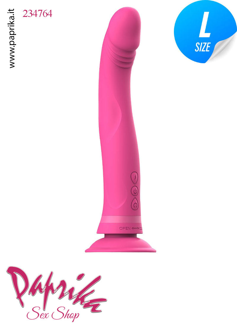 Vibratore Vaginale Punto G Ventosa Staccabile  10 Velocità Ø 37 Silicone Flessibile