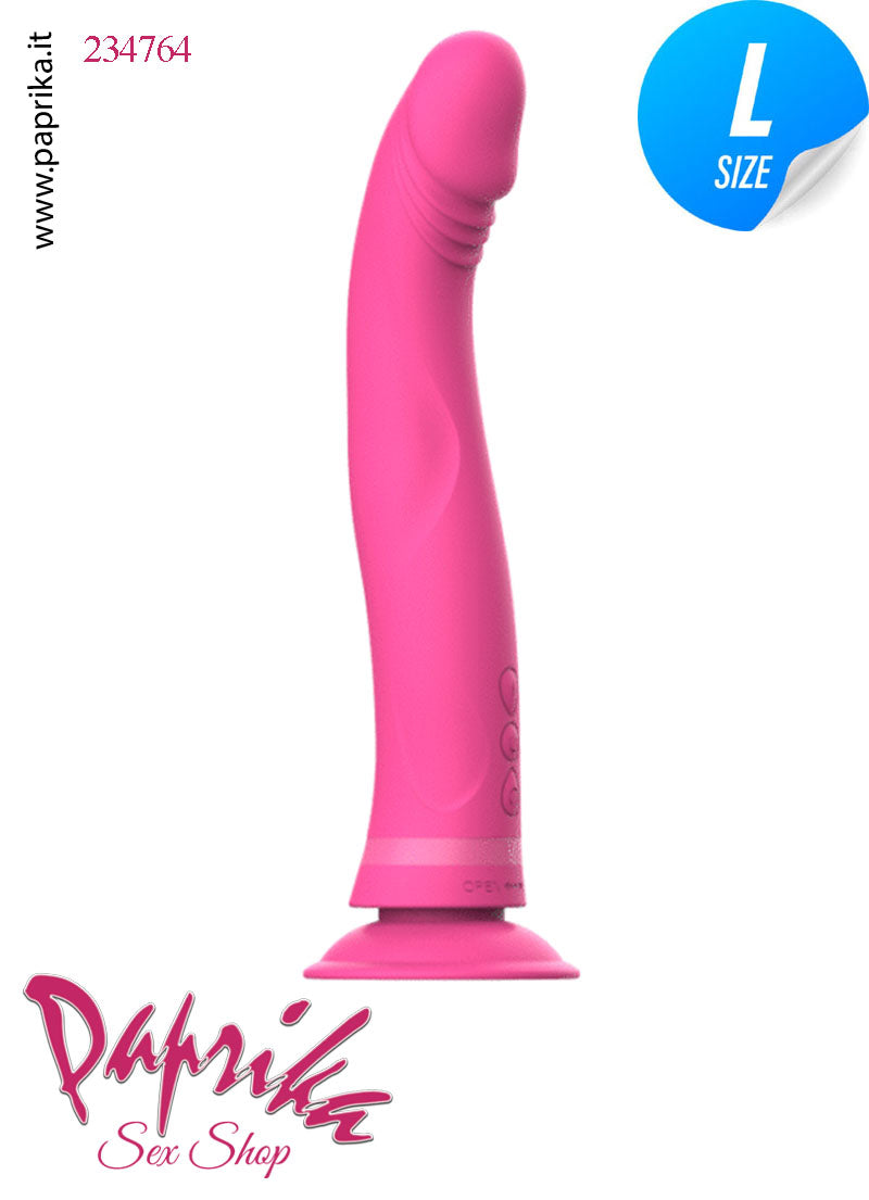 Vibratore Vaginale Punto G Ventosa Staccabile  10 Velocità Ø 37 Silicone Flessibile