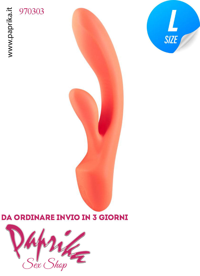 Rabbit Vibratore Clitoride Vagina 10 Velocità 2 Motori Ø 35 Silicone Punto G