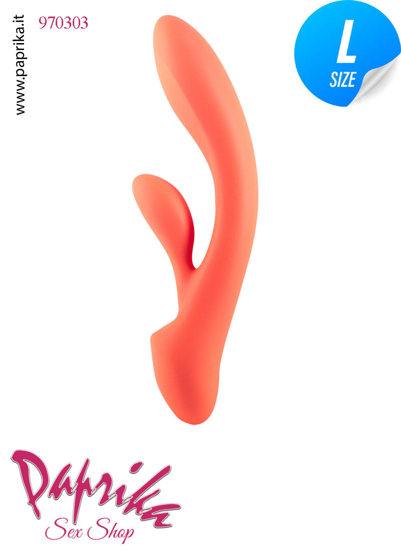 Rabbit Vibratore Clitoride Vagina 10 Velocità 2 Motori Ø 35 Silicone Punto G