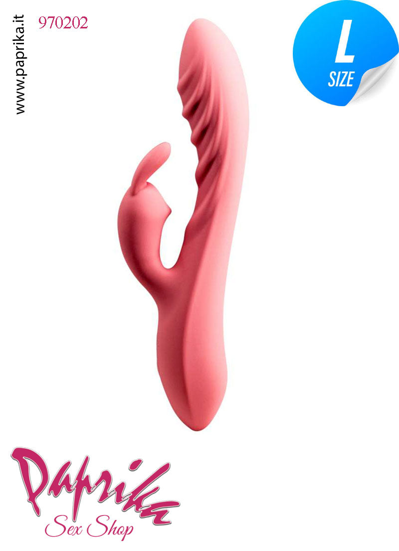 Rabbit Vibratore Clitoride Vagina 10 Velocità Ø 35 Silicone Punto G Sagomato