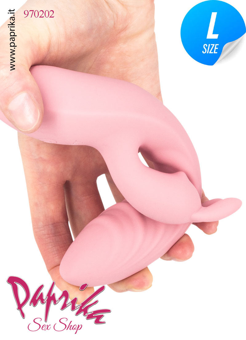 Rabbit Vibratore Clitoride Vagina 10 Velocità Ø 35 Silicone Punto G Sagomato