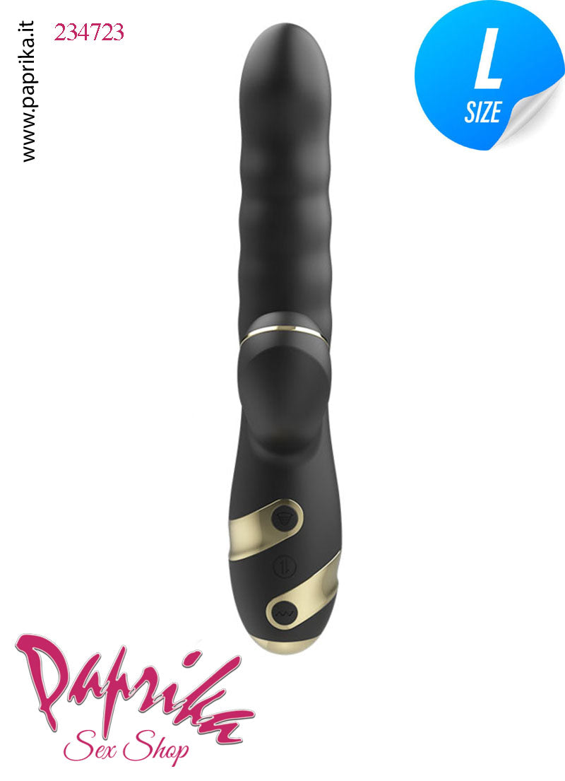 Rabbit Vibratore Vaginale Ø 35 Su & Giù 10 + 10 Velocità Succhia Clitoride 3 Funzioni