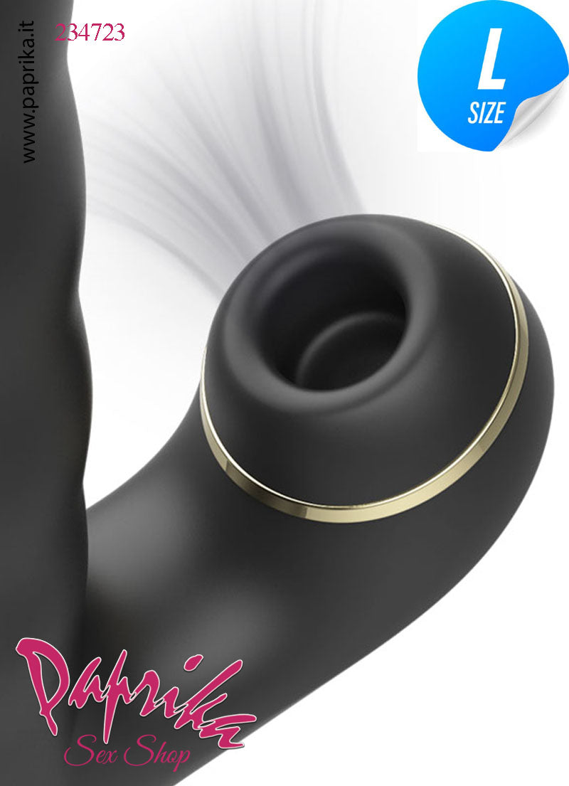 Rabbit Vibratore Vaginale Ø 35 Su & Giù 10 + 10 Velocità Succhia Clitoride 3 Funzioni